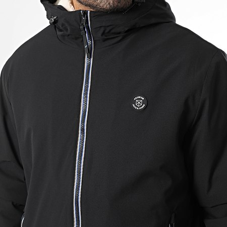 Jack And Jones - Veste Capuche Zippée Blualves Noir