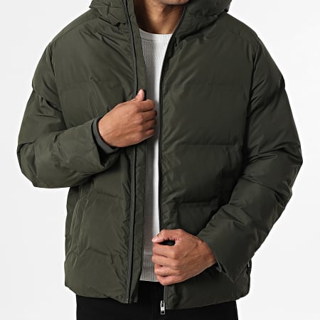 Jack And Jones - Plumífero con capucha con cremallera Soho Verde Kaki