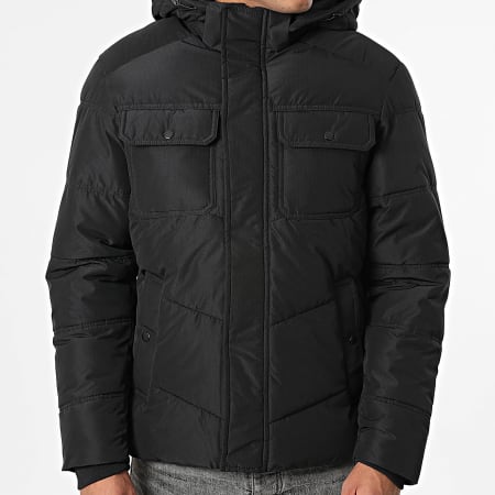 Jack And Jones - Doudoune Capuche Morgan Puffer Noir