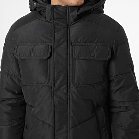 Jack And Jones - Doudoune Capuche Morgan Puffer Noir