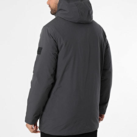 JJREBEL - Parka Capuche Casper Gris Anthracite