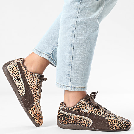 Puma - Baskets Femme Speedcat Wild Wns 406690 Chocolate Warm White