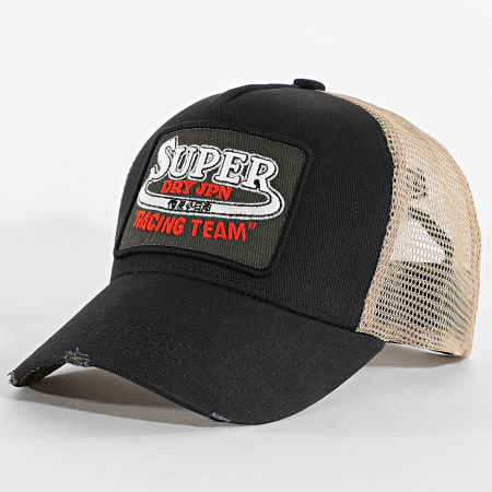 Superdry - Casquette Trucker Mesh W9010176A Noir Beige