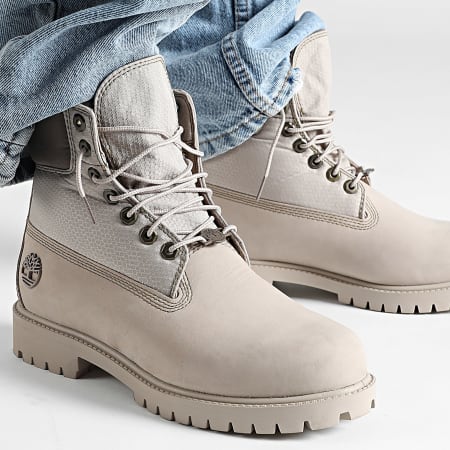 Timberland - Boots Heritage 6 In Lace Waterproof A6EAS Light Beige Nubuck