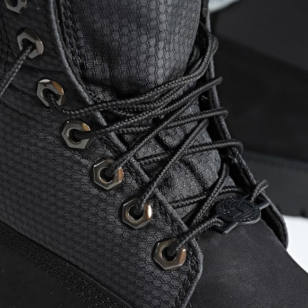Timberland - Stivali Heritage 6 In Lace Waterproof A6EAS Black Nubuck Refle