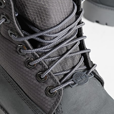 Timberland - Stivali Heritage 6 In Lace Waterproof A6EAS Grigio Scuro Nubuck Refle