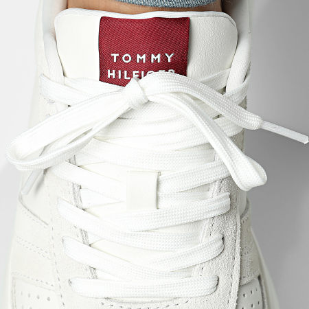 Tommy Hilfiger - Baskets Modern Lightcup Leather 5636 Ecru