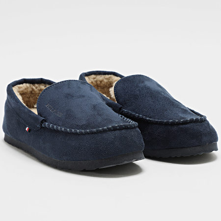 Tommy Hilfiger - Chaussons Suede Driver 5617 Desert Sky