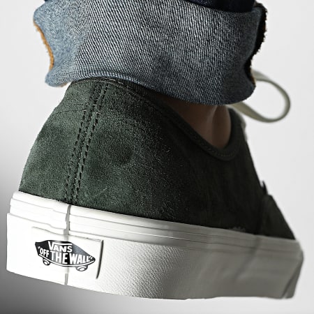 Vans - Auténticas 00D7Y Zapatillas de ante de cerdo algas secas