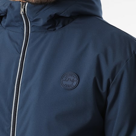 American People - Parka Capuche Varney Bleu Marine