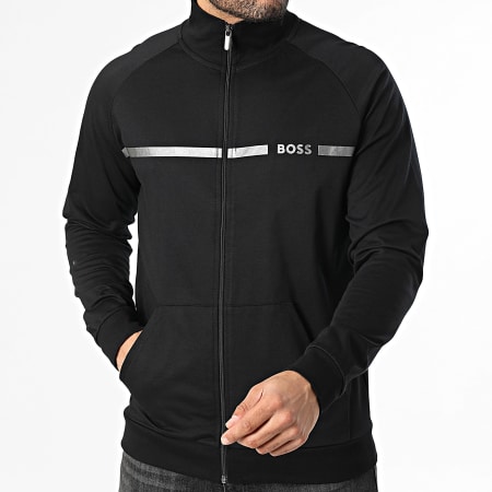 BOSS - Zip Jacket Authentic 50550561 Black Silver - Ryses