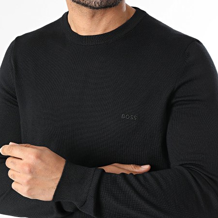 BOSS - Jersey Botto 50476364 Negro
