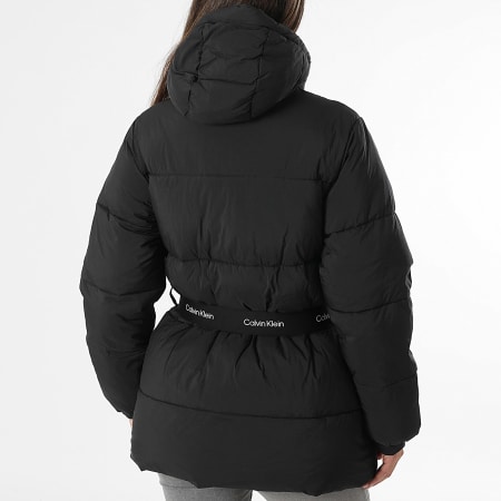 Calvin Klein - Plumífero con Capucha Mujer 7D507 Negro