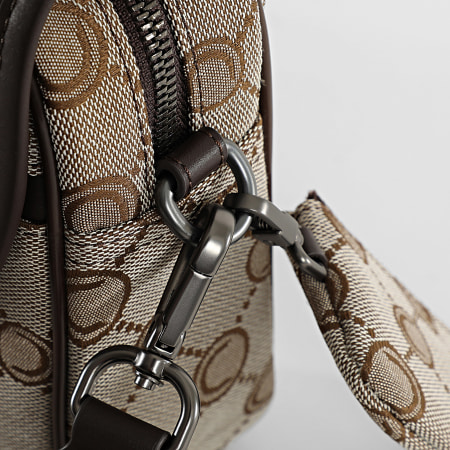 Chabrand - Bolsa Icône Lona Beige Marrón