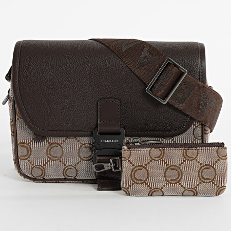 Chabrand - Sacoche Icône Toile Beige Marron