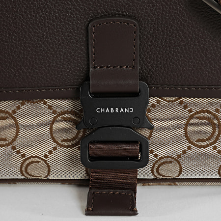 Chabrand - Sacoche Icône Toile Beige Marron