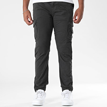 Deeluxe - Pantalon Cargo Slim Garden 05V7050M Gris Anthracite