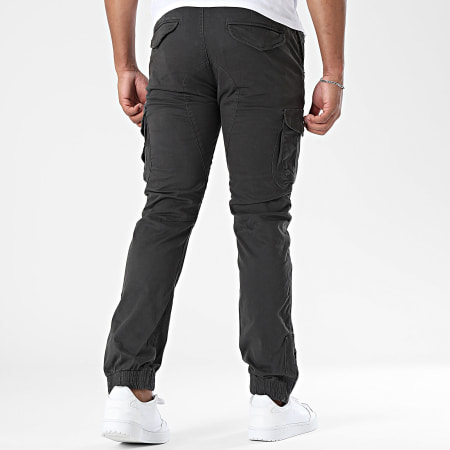 Deeluxe - Pantalon Cargo Slim Garden 05V7050M Gris Anthracite
