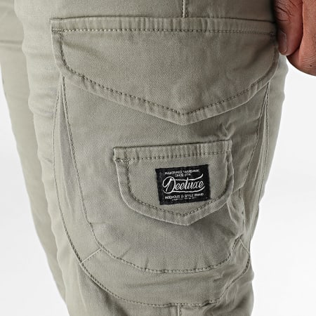 Deeluxe - Pantalon Cargo Slim Garden 05V7050M Vert Kaki Clair