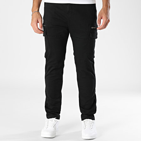 Deeluxe - Pantalon Cargo Regular Fit Danason 05V7058M Noir