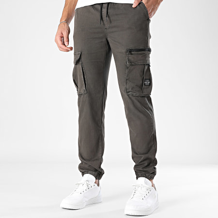 Deeluxe - Pantalon Cargo Regular Fit Monroe 05V7054M Gris Anthracite