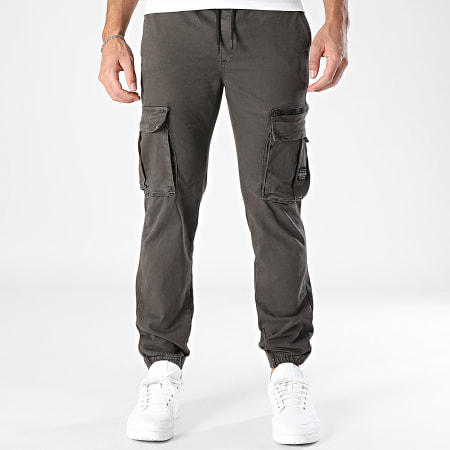 Deeluxe - Pantalon Cargo Regular Fit Monroe 05V7054M Gris Anthracite