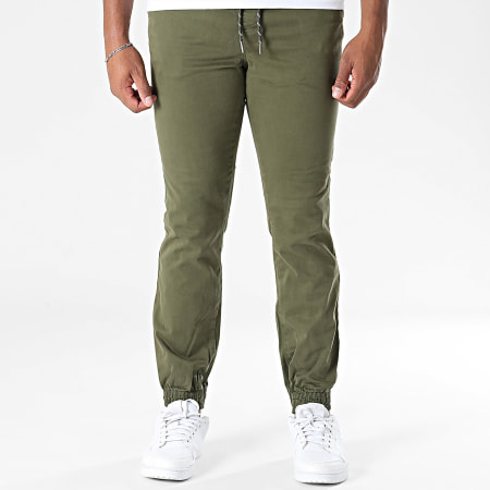 Deeluxe - Pantalón Jogger Slim Jemmy 05V7049M Verde Kaki