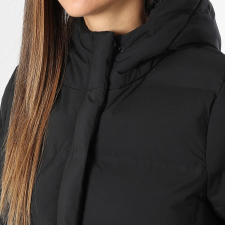 Deeluxe - Plumífero con capucha Largo Mujer Samiah Negro