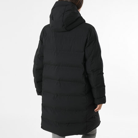 Deeluxe - Plumífero con capucha Largo Mujer Samiah Negro