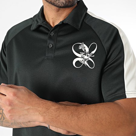 Frilivin - Conjunto Polo de Manga Corta con Rayas y Pantalón Chándal 548 Verde Caqui Oscuro Floral