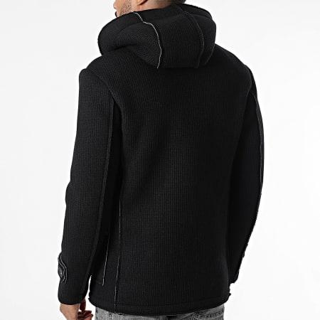 Classic Series - Chaqueta abotonada con capucha 209 negra