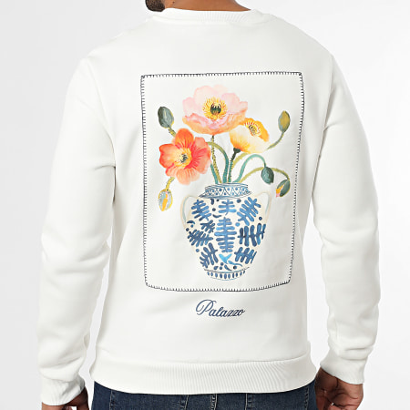 Classic Series - Sudadera Cuello Redondo 52A Beige Claro Floral