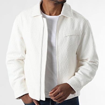 Frilivin - Chaqueta con cremallera 411 beige claro