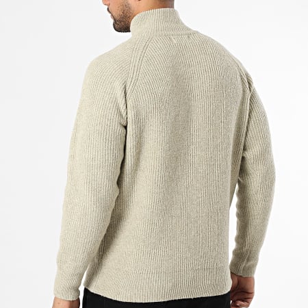 Frilivin - Chaleco con cremallera 511 Beige