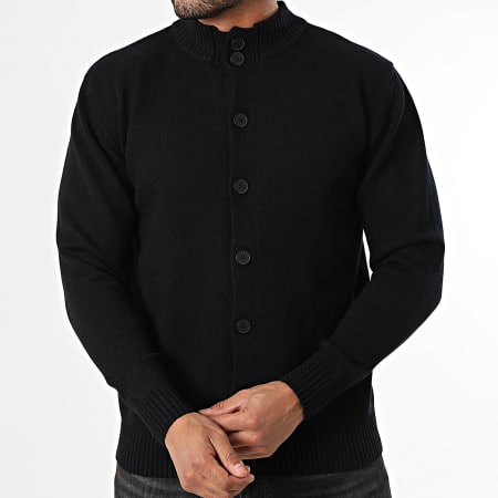 Frilivin - Chaleco Abotonado 529 Negro