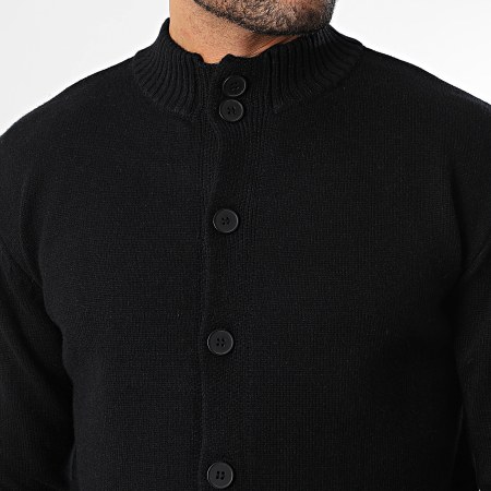 Frilivin - Chaleco Abotonado 529 Negro