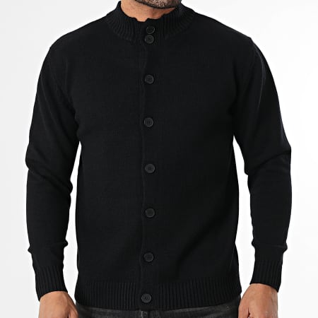 Frilivin - Chaleco Abotonado 529 Negro