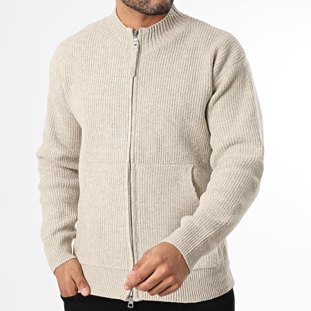 Frilivin - Chaleco con Cremallera 522 Beige