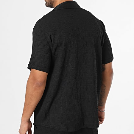 Frilivin - Ensemble Chemise Manches Courtes Et Pantalon 172 Noir