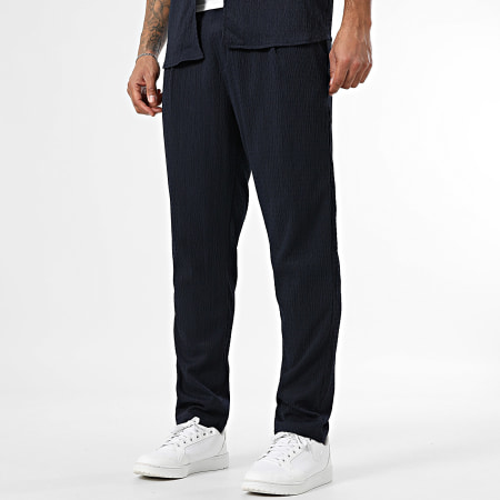 Frilivin - Ensemble Chemise Manches Courtes Et Pantalon 172 Bleu Marine