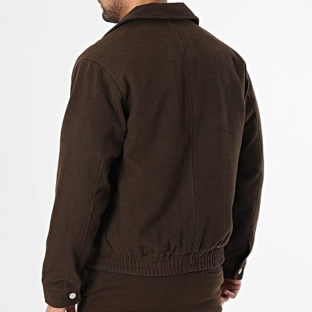 Frilivin - Ensemble Veste Zippée Et Pantalon L32 Marron