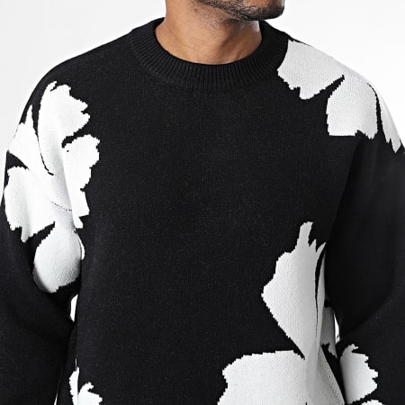 Frilivin - Jersey 412 Negro Blanco Floral