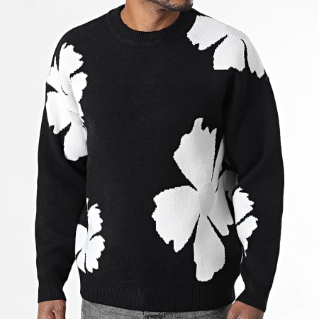 Frilivin - Jersey 412 Negro Blanco Floral