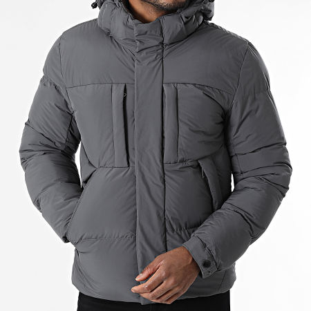 Classic Series - Plumífero Capucha 001 Gris Antracita