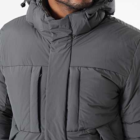 Classic Series - Plumífero Capucha 001 Gris Antracita