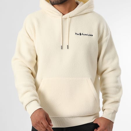 Polo Ralph Lauren - Sweat Capuche Sherpa Classic Beige