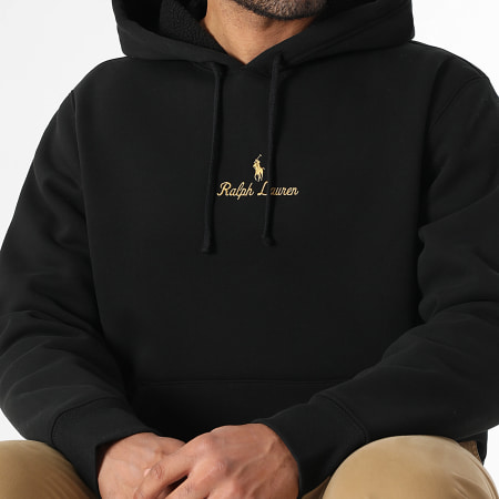 Polo Ralph Lauren - Sweat Capuche Logo Embroidery Noir