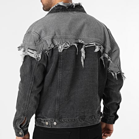 Uniplay - Bicolore Jeans Jack 301 Licht Grijs Antraciet