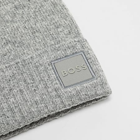 BOSS - Gorro Akaio 50522447 Gris Jaspeado