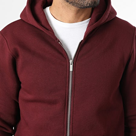 Classic Series - Sweat Zippé Capuche 508 Bordeaux